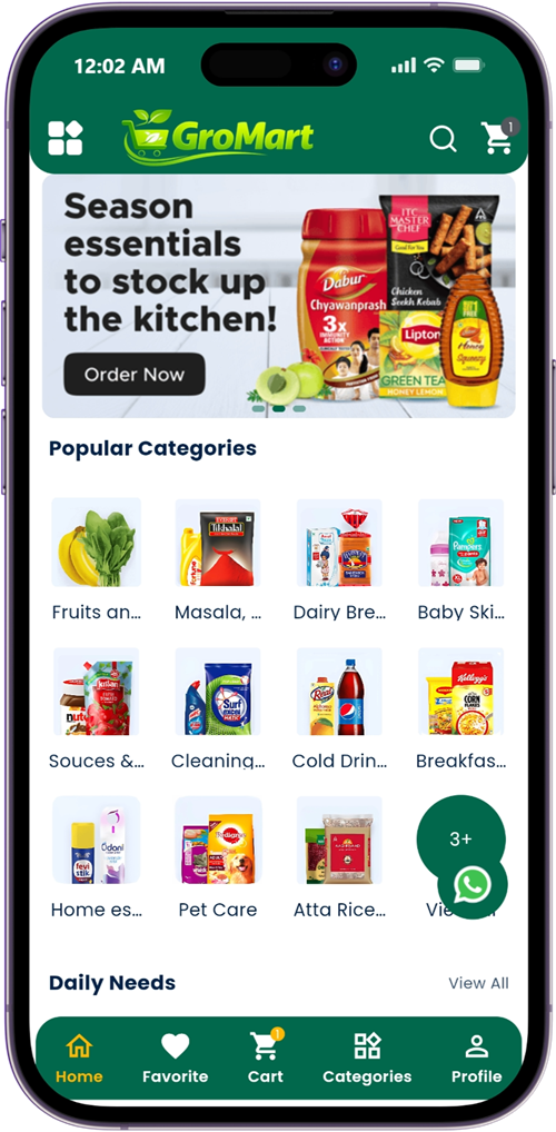 GroMart User App